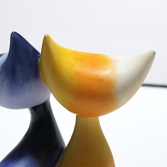 Goebel Rosina Cat's Porcelain Figurine Sabino/Sabina Signed Cat's World Germany - Picture 11 of 16